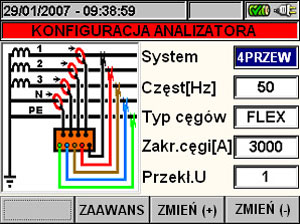 Ekran schematu połączeń